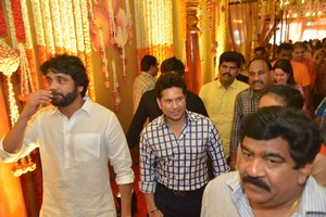 Akkineni Family at Nimmagadda Prasad Daughter Wedding